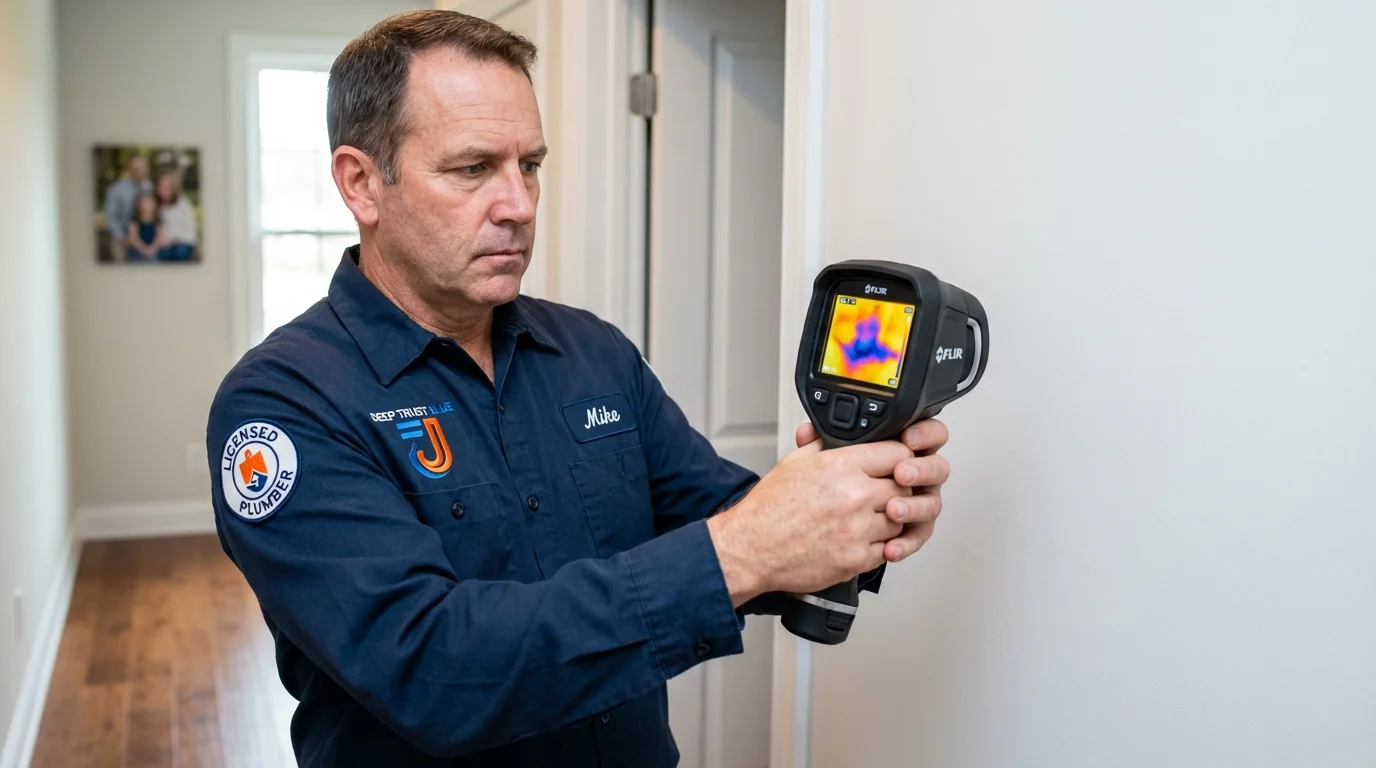Thermal imaging leak detection by Johns Plumbing LLC in Firebaugh